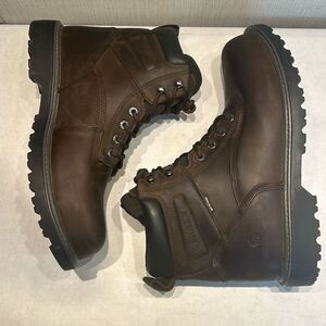 Wolverine Leather Steel Toe Work Boots Mens Sz 13 Style W10633 Brown Waterproof